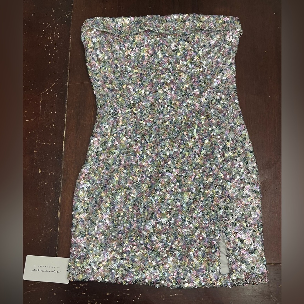 American Threads Strapless Dress NWT